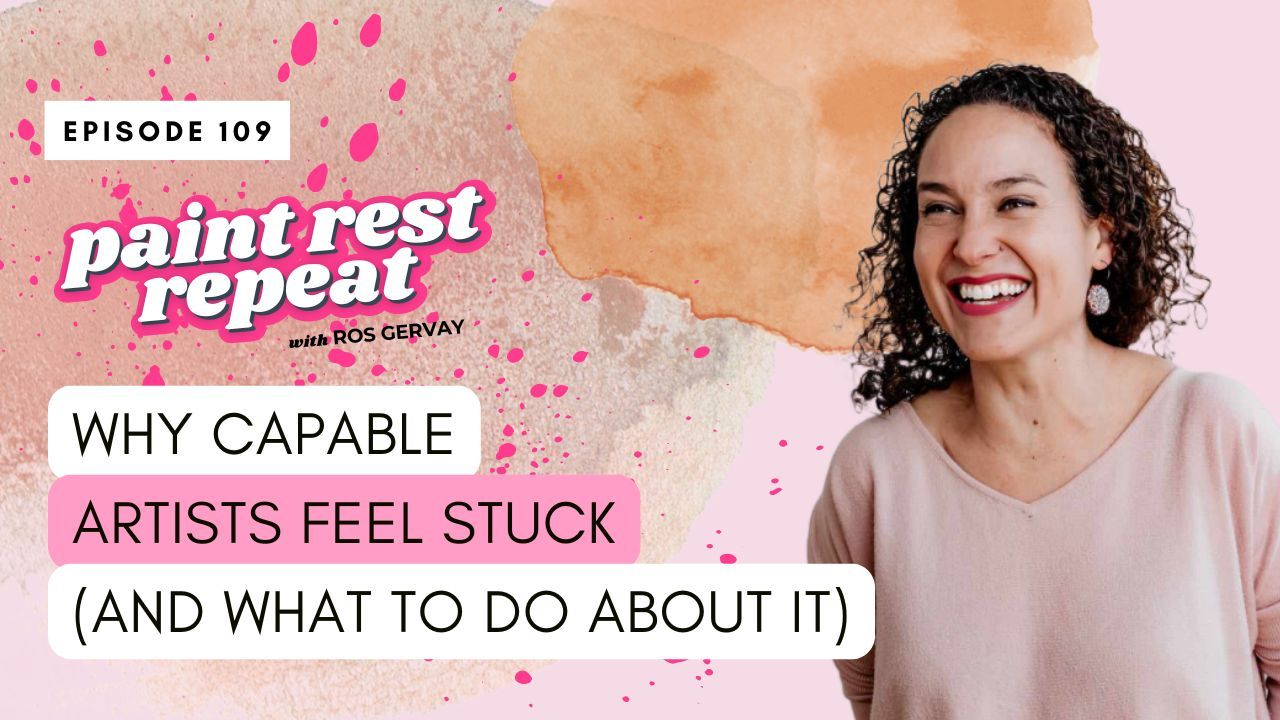 Cover image for podcast episode about how fear of visibility affects sensitive creatives and why nervous system regulation—not just mindset—holds the key to creative confidence.