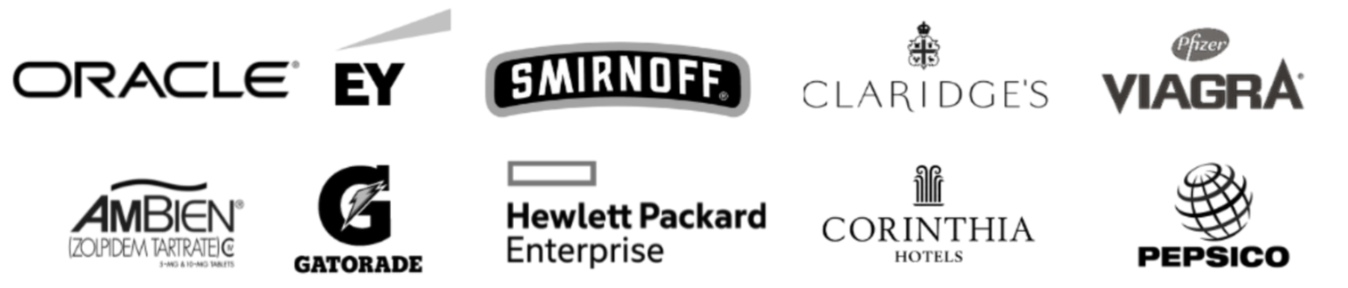 Brands I have worked with