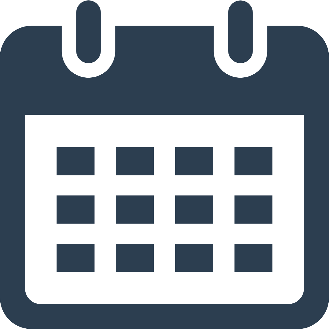 A calendar laid out with strategic planning to align goals with dates.