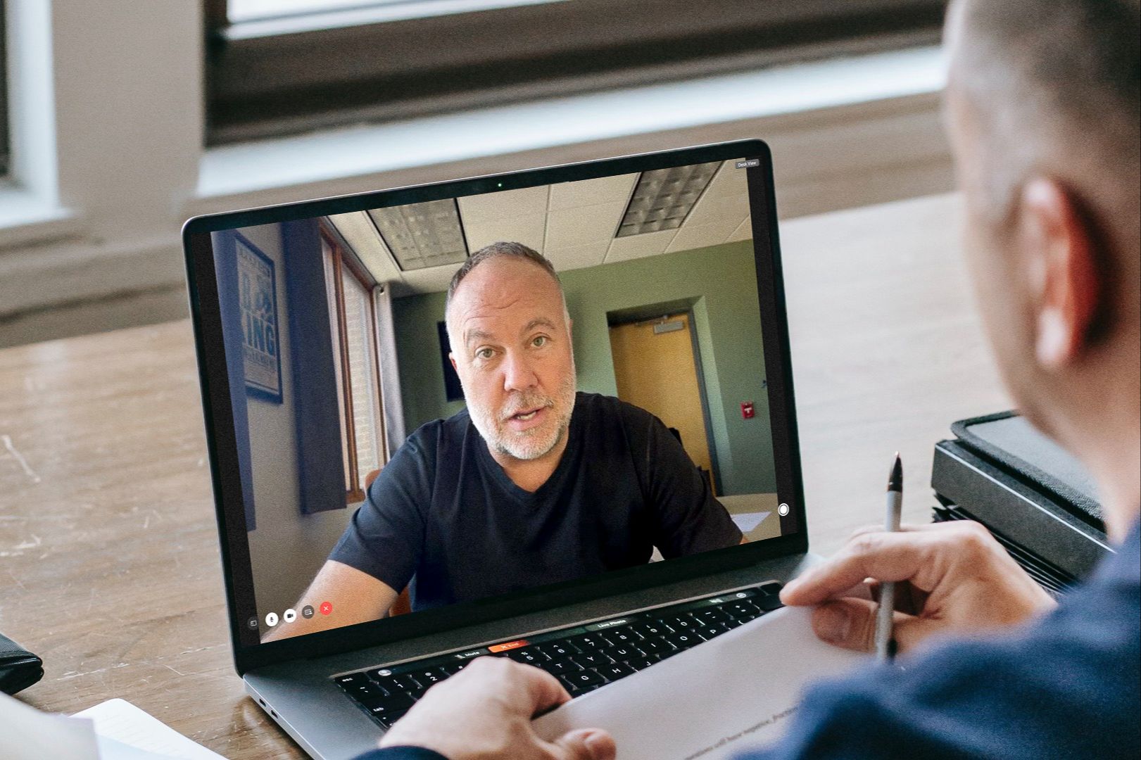 A pastor having a personal online coaching call with Founder Tim Eldred.