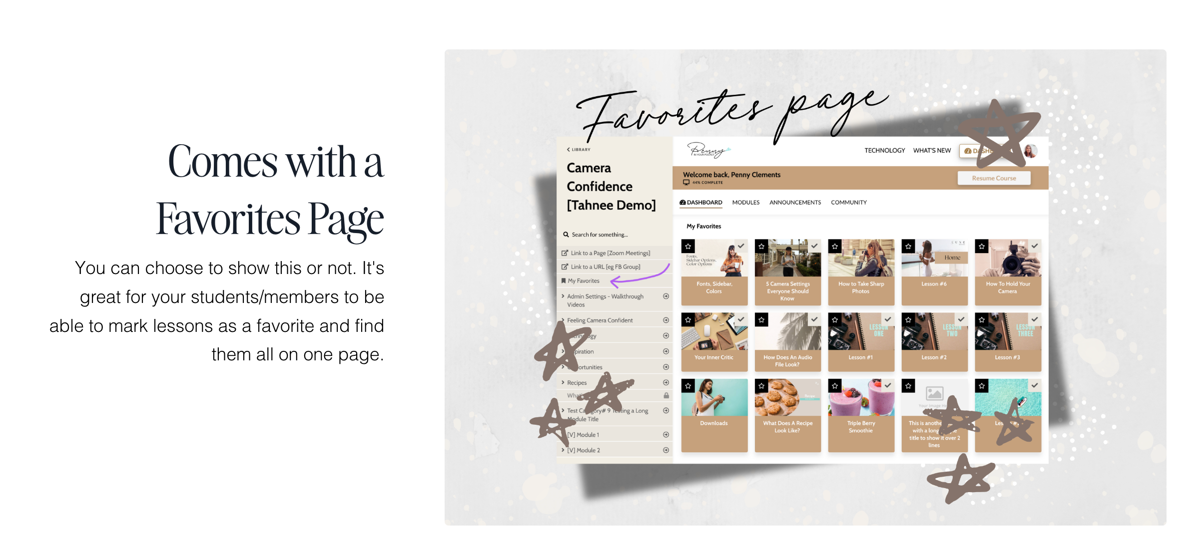 Kajabi Product Template for a Course - Sunset Pro Style - in pink