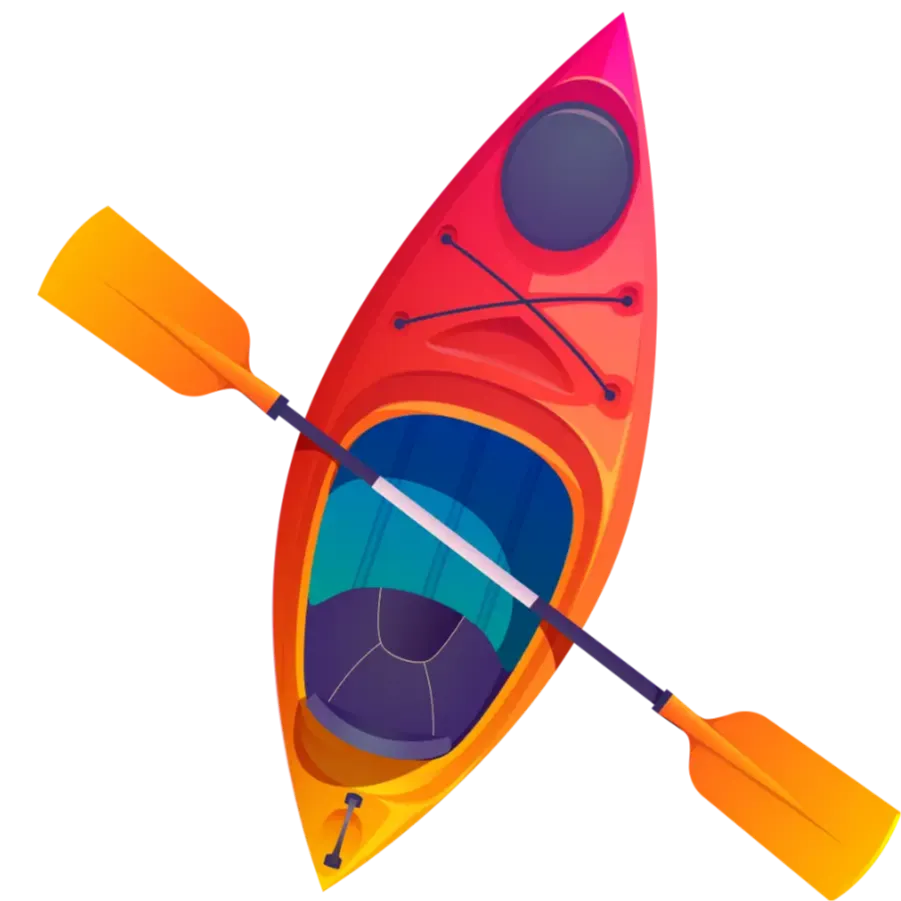 colorful kayak