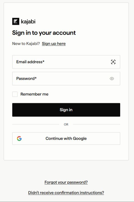 Kajabi Login | Sign in to your account