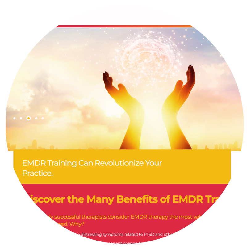 Logo for The Center for Excellence in EMDR Therapy, where Rachel Totten serves as Faculty