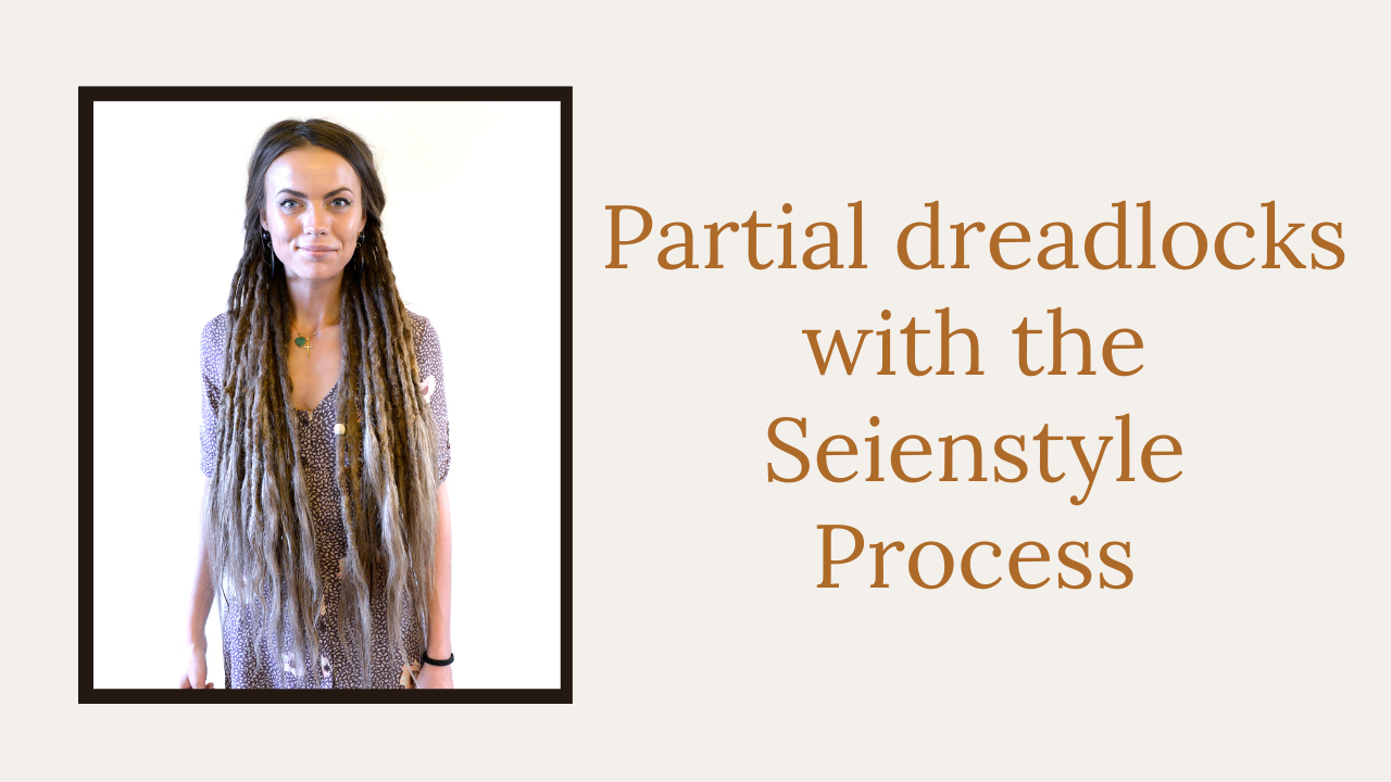 Partial dreadlocks med Seienstyle processen