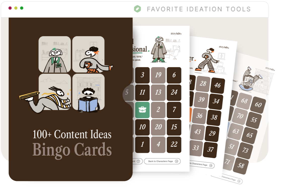 hellostorytale-11-bingo-content-ideas