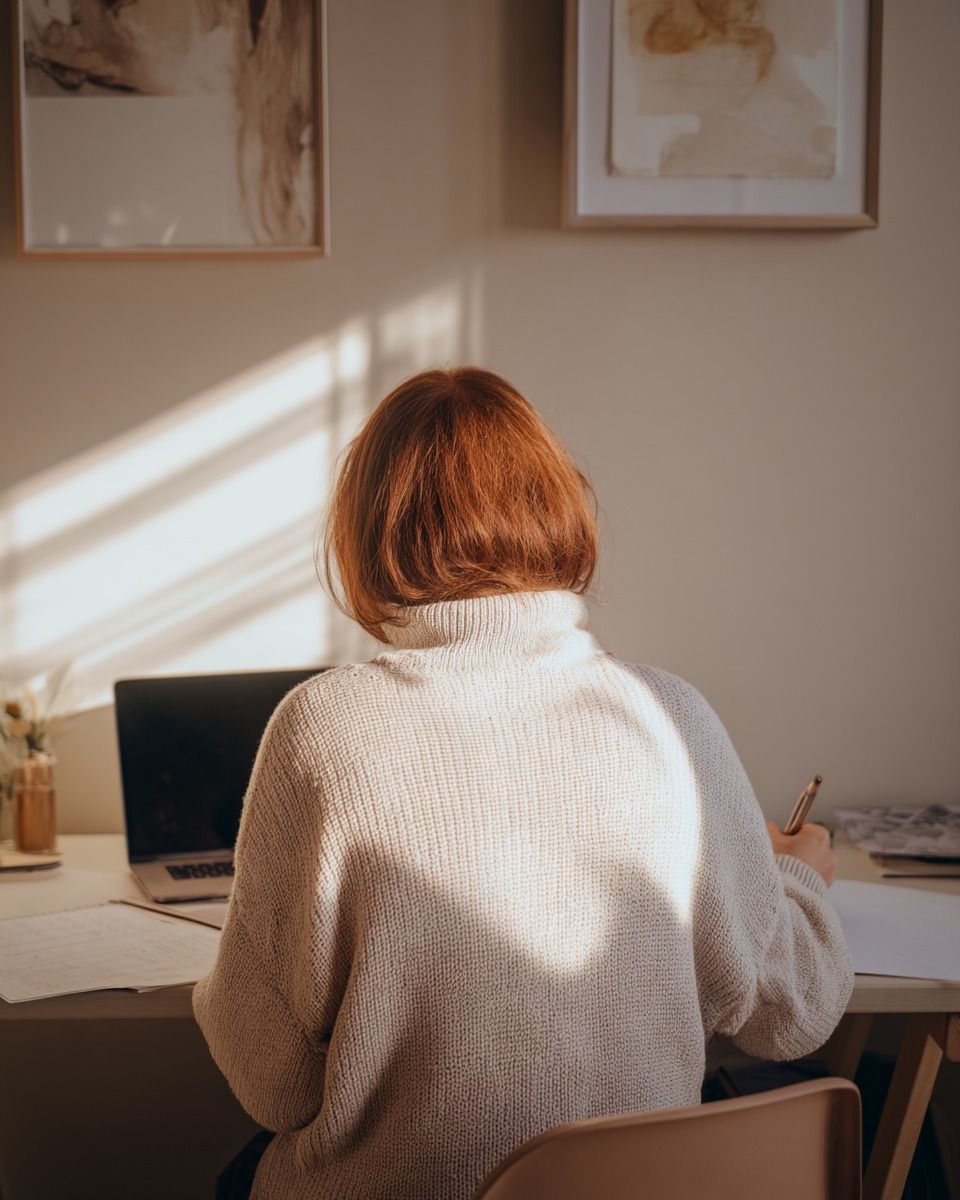 Анна Соло за рабочим столом: эксперт по ИИ и визуализации опыта