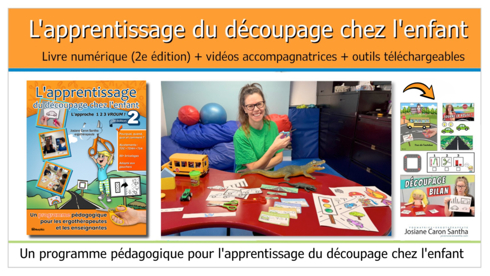L'apprentissage du découpage chez l'enfant