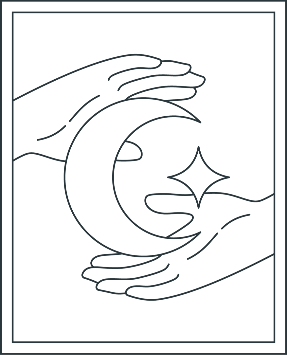 Pretty Nature Image of a Sandy Beach Path Cut Out In the Shape of a Circle