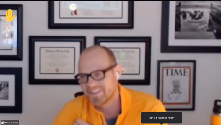 Video testimonial thumbnail