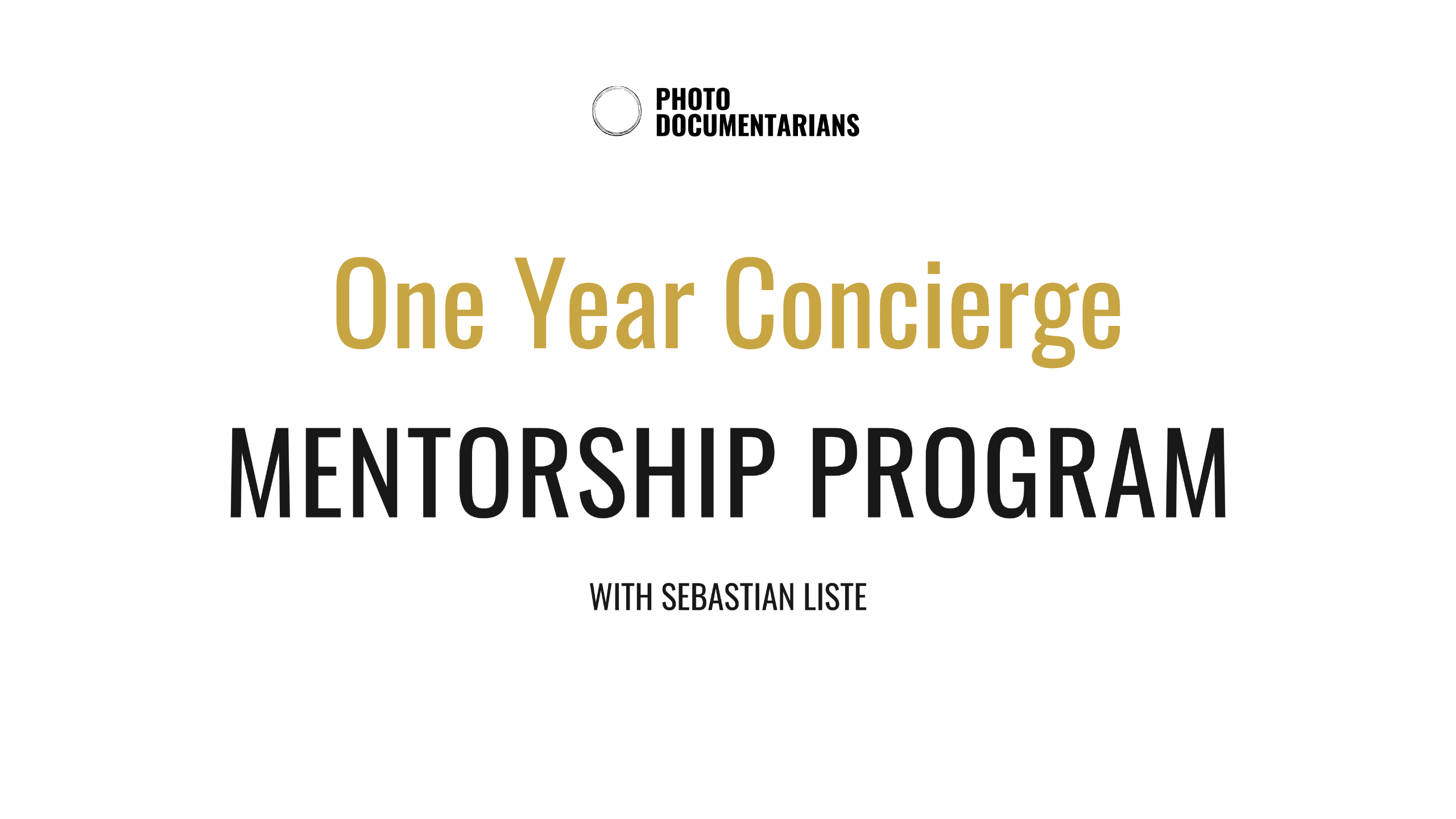 Mentorship with Sebastian Liste