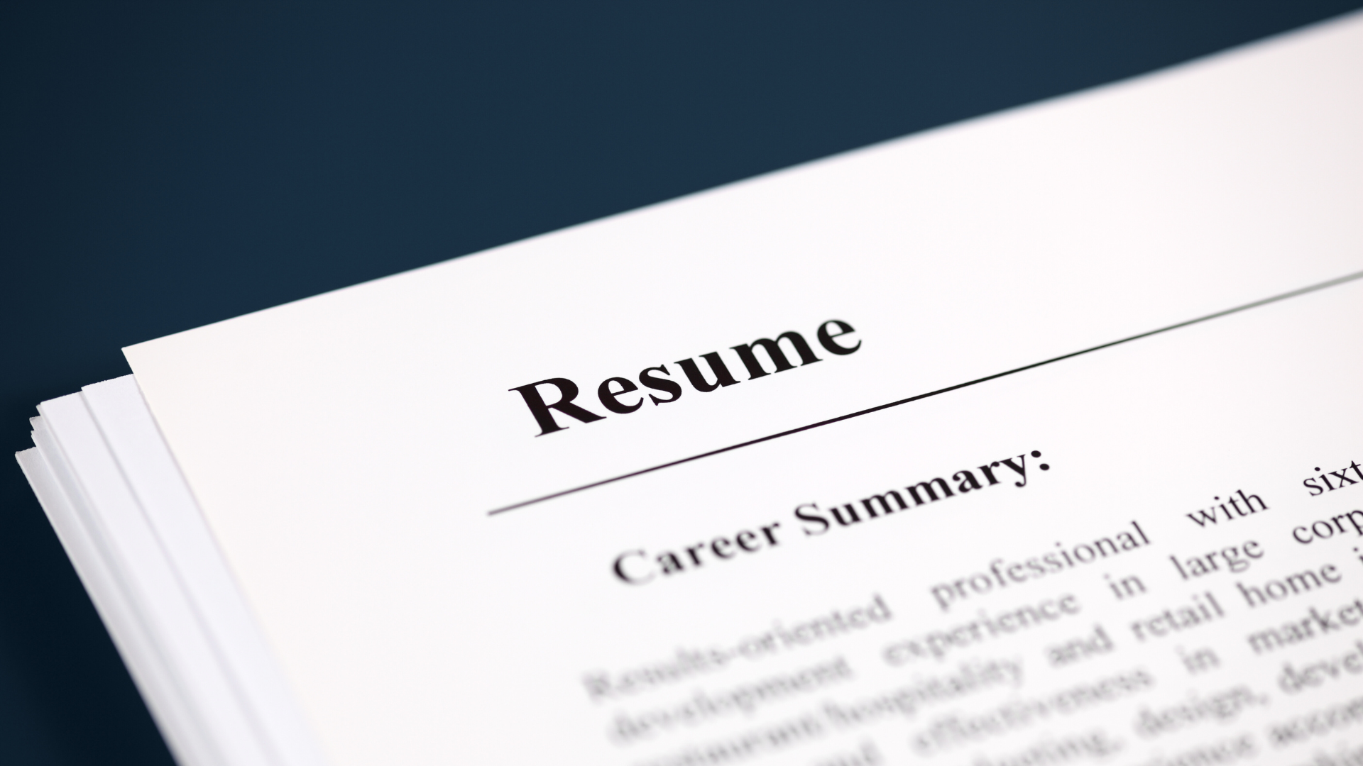 resume service for msls