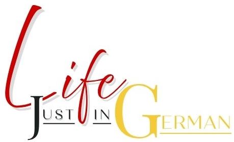 Logo Life Just In German