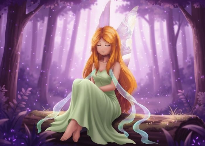 Olea the Magical Sleep Fairy in the forest