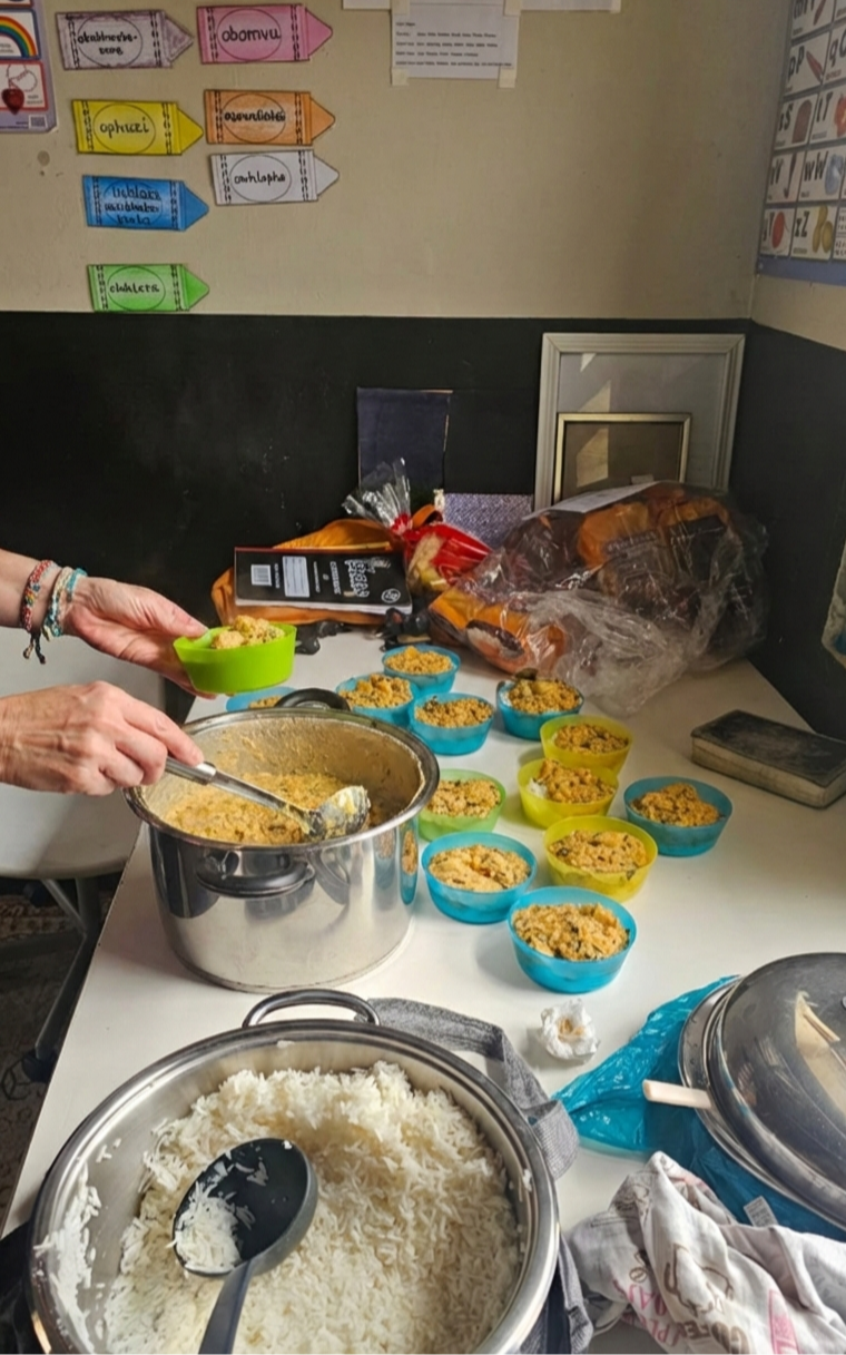 Serving nutrient-dense meals at the crèche