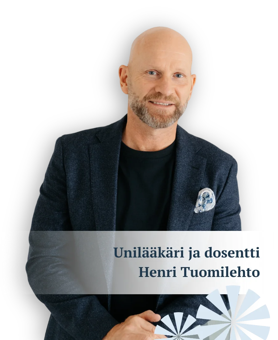 univalmentaja, unilääkäri ja dosentti Henri Tuomilehto