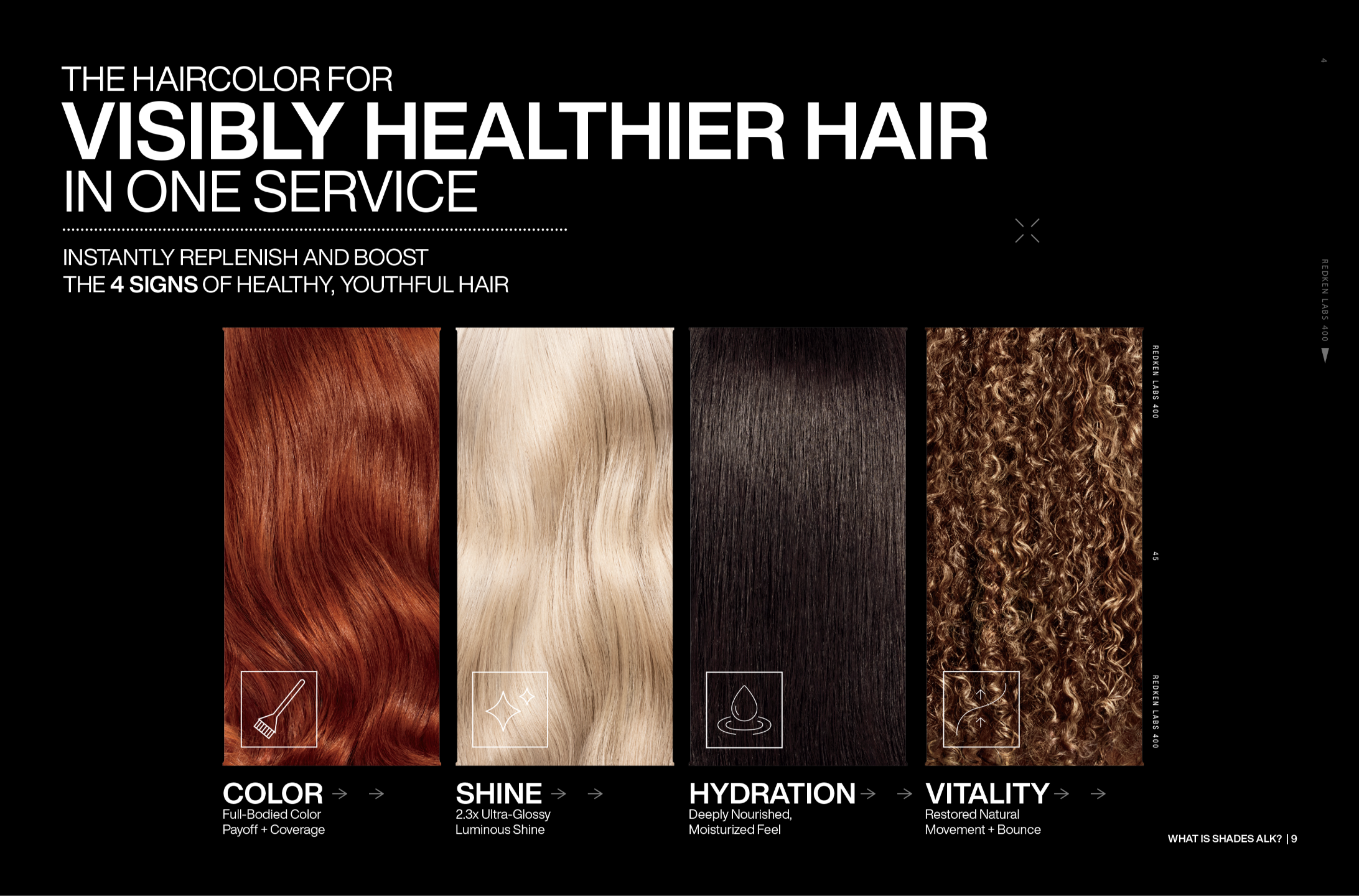 Shades ALK 4 Signs of Visibly Healthier Hair Chart
