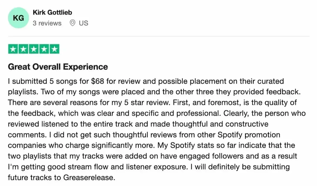 Feedback: Great overall experience