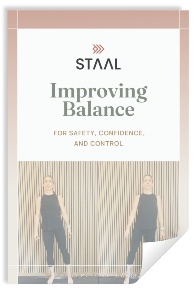 Fitness for seniors program at Staal Physical Therapy with Clare Owens free training guide