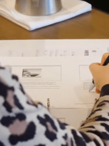 Student with Practitioner Training Materials