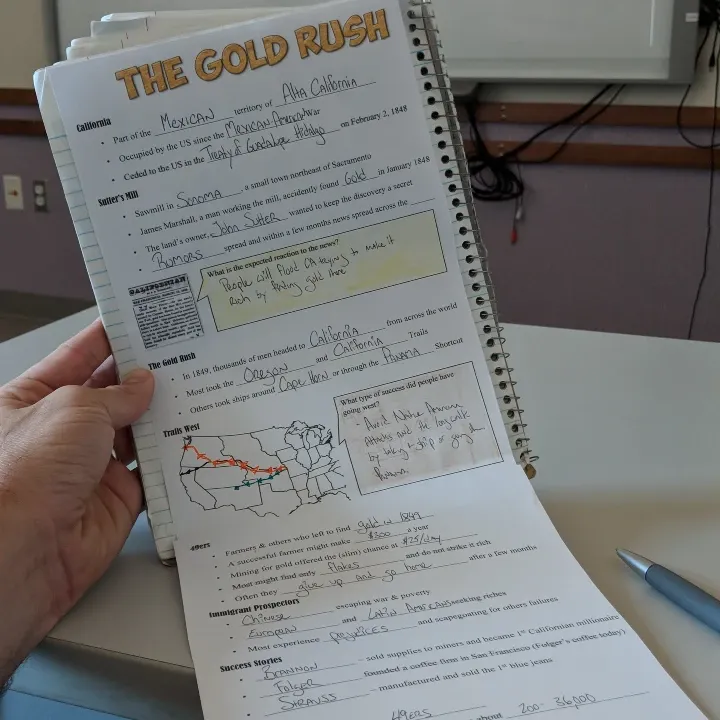 Videos and Guided Notes Worksheets