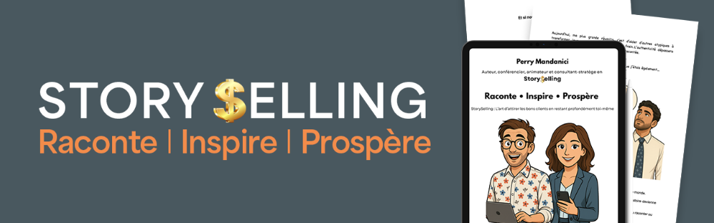 <h5>Perry Mandanici - auteur, conférencier, consultant / stratège en Storyselling </h5>