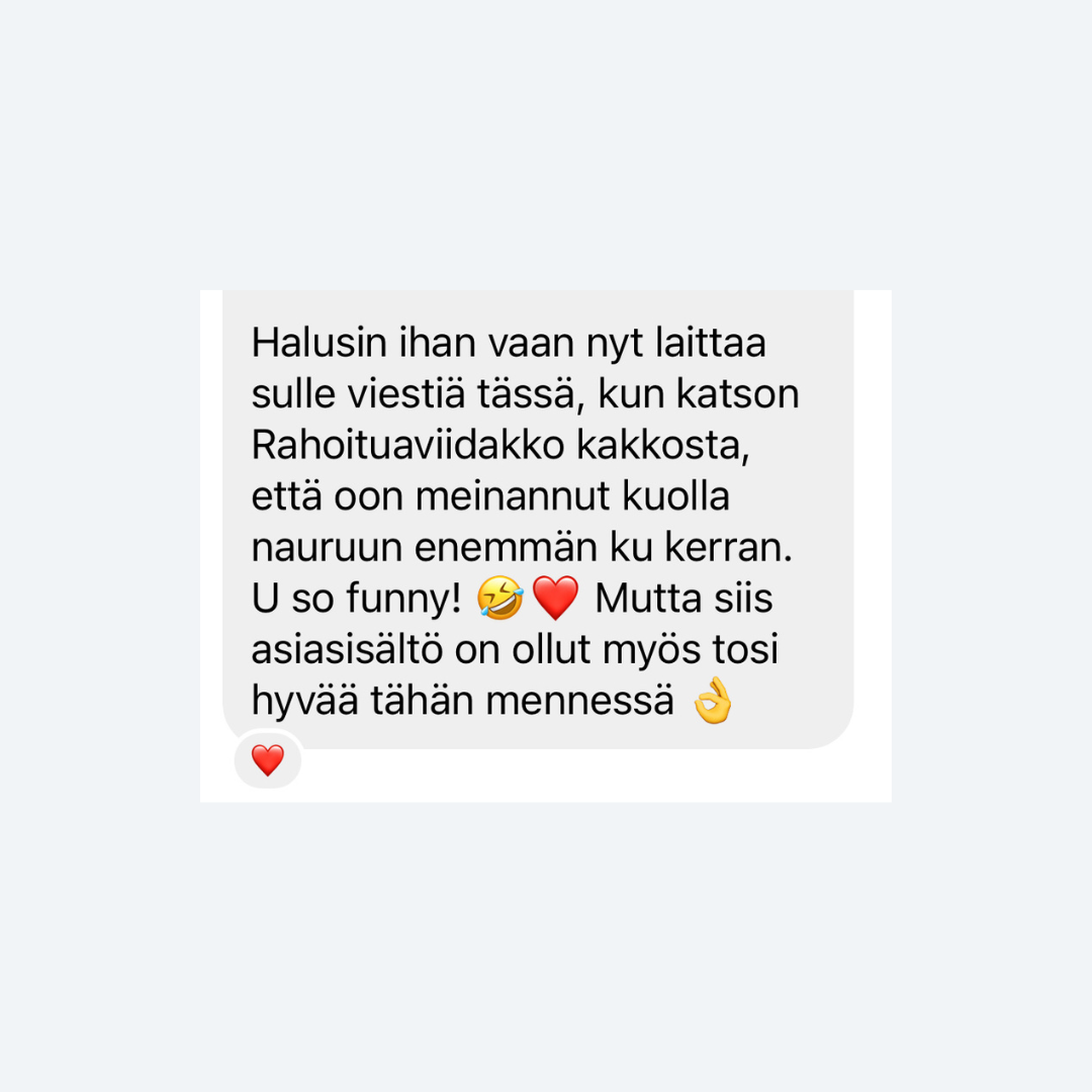 Intohiomo apuraha valmennus