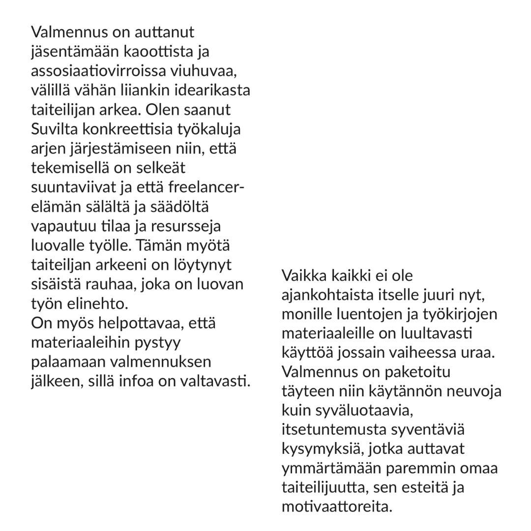 Intohiomo vapaa luomaan