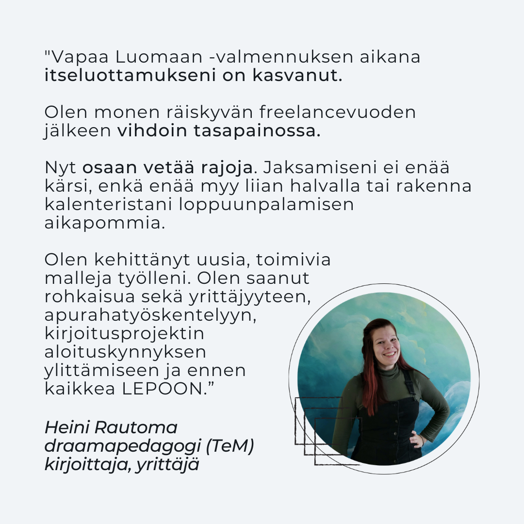 Vapaa Luomaan Intohiomo