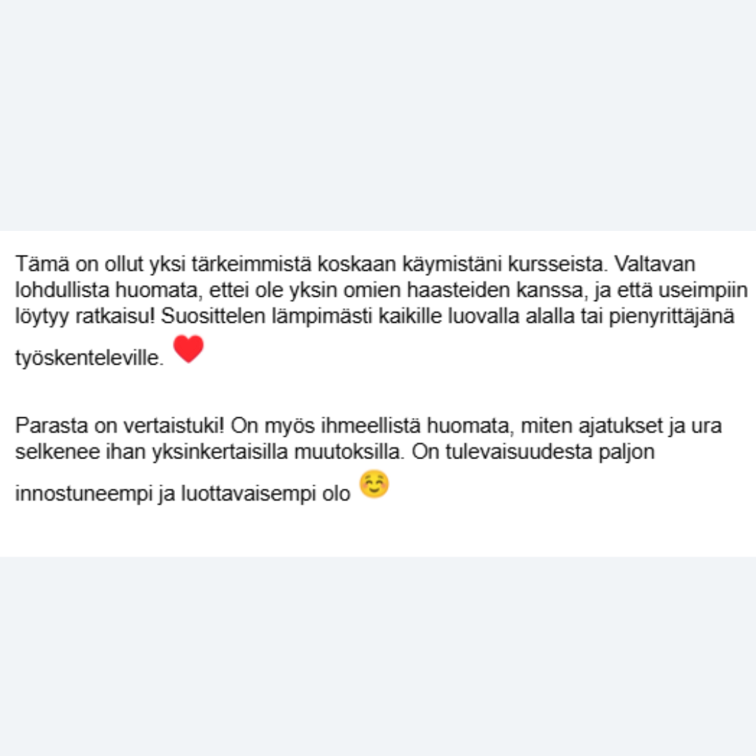 Intohiomo vapaa luomaan