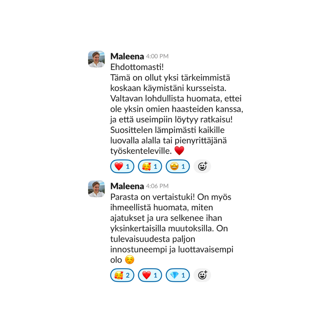 Intohiomo vapaa luomaan