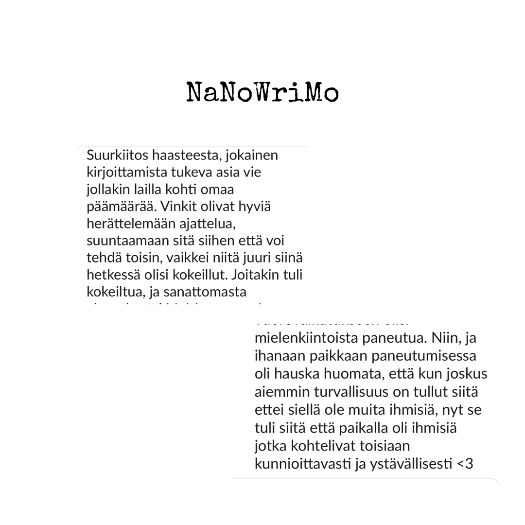 NaNoWriMo Intohiomo