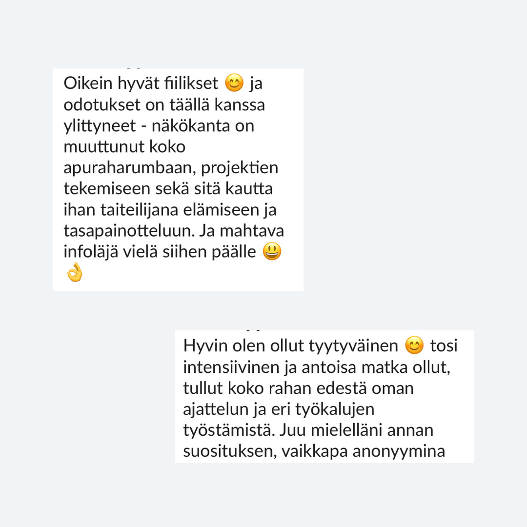 Intohiomo apuraha valmennus