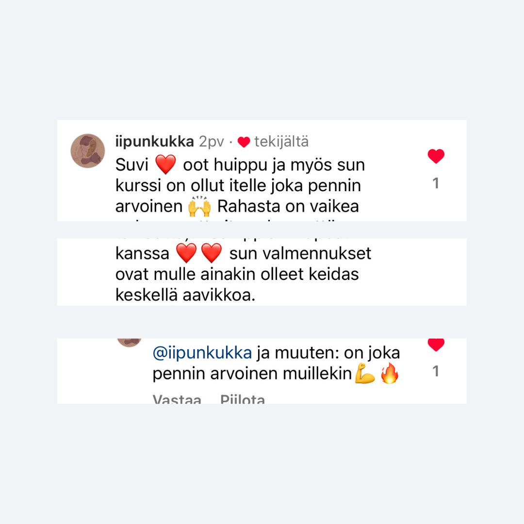 Intohiomo apuraha valmennus