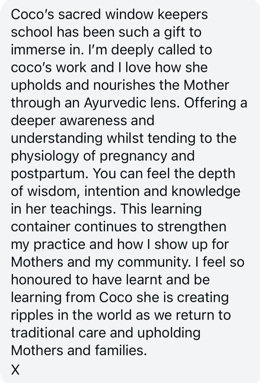 Postpartum Doula Programs For Your Holistic Business student testimonials