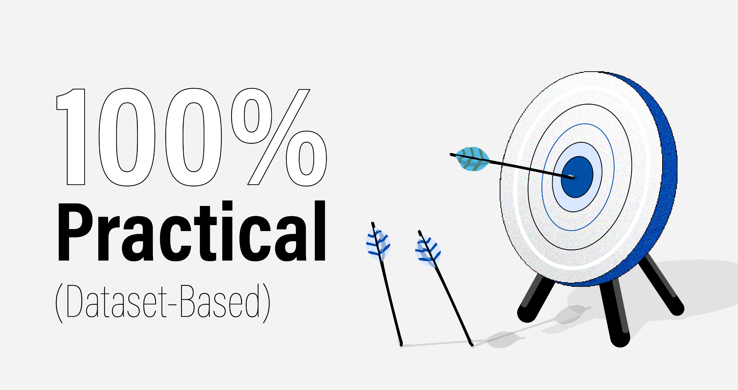 100% practical (dataset-based)