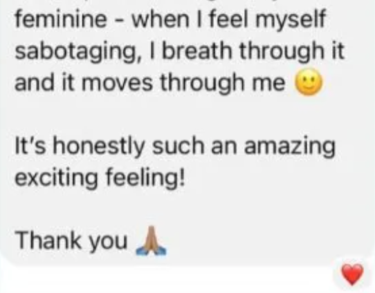 Testimonial screenshot