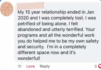 Testimonial screenshot