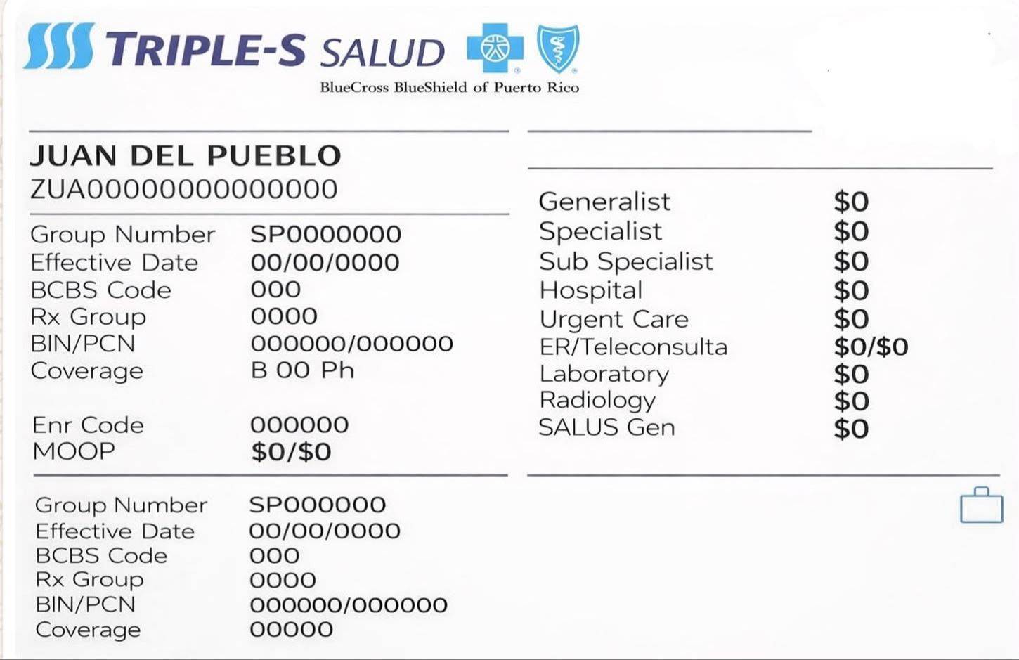 Plan médico aceptado
