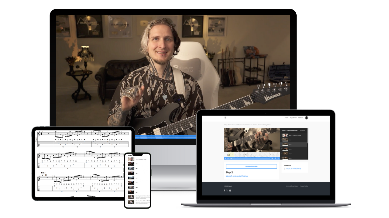90-Day Guitar Mastery LITE Product Stack