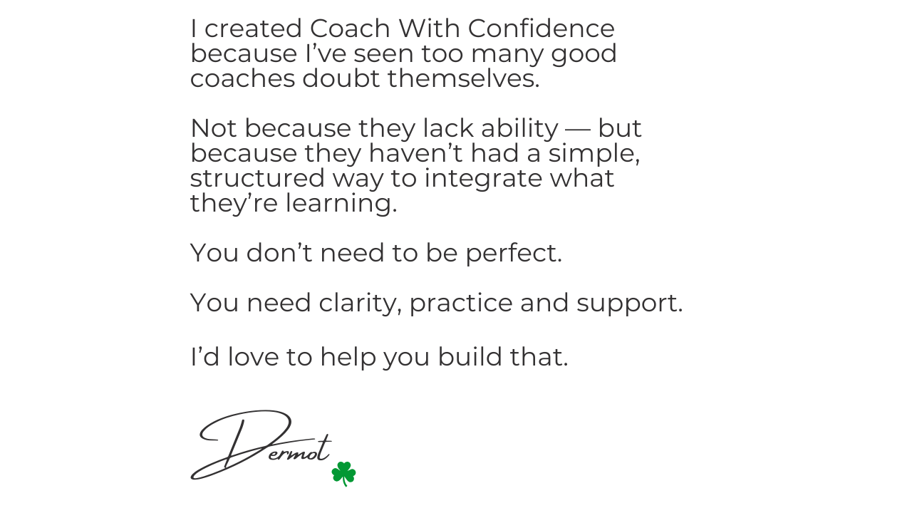 Dermot Butterly welcoming coaches into the SuperCoach Experience community