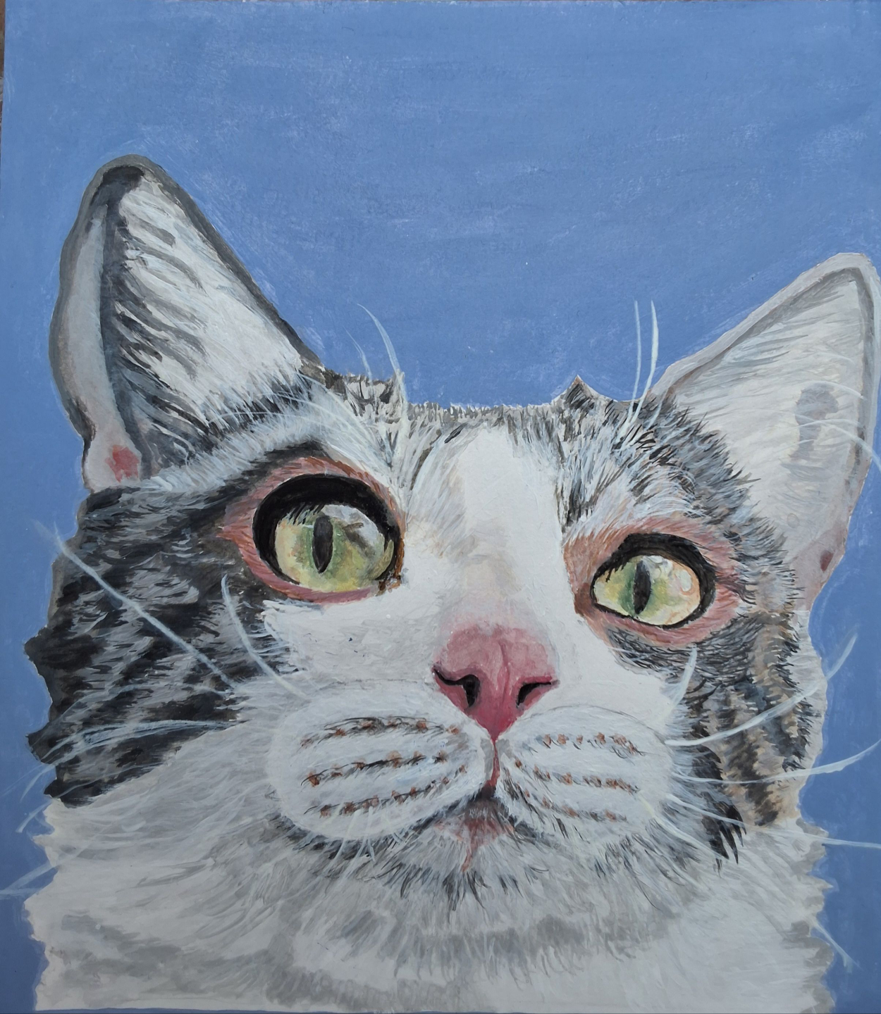 peinture chat exercice debutant