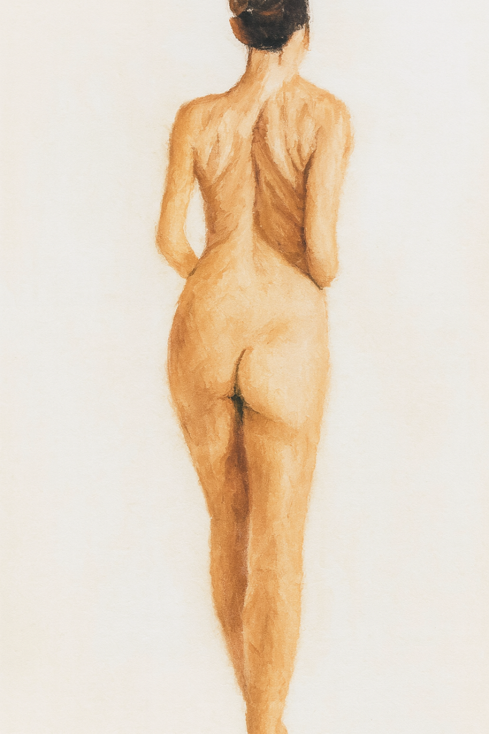 cours de peinture pour peindre le corps d'une femme