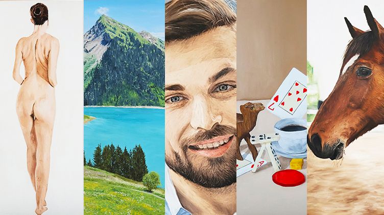 Cours de peinture à l’huile en ligne avec démonstration pas à pas