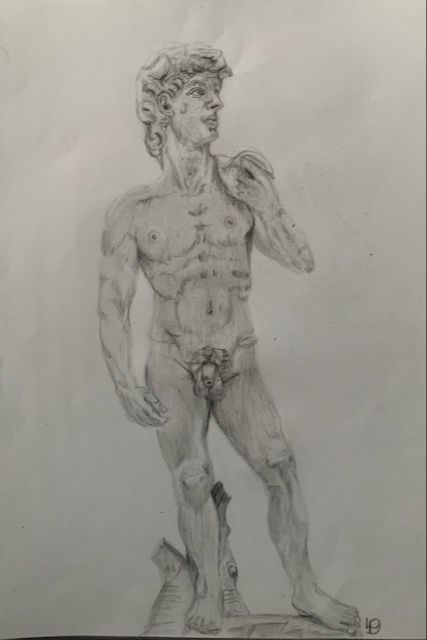dessin corps homme detail anatomie