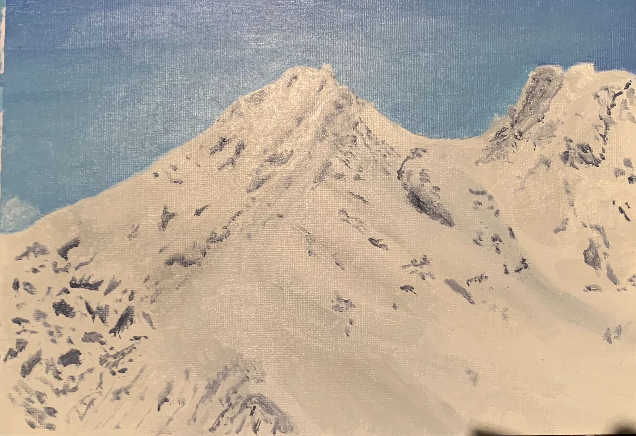 peinture à l'huile d'un ruban dans le cours sur les bases de la peinture