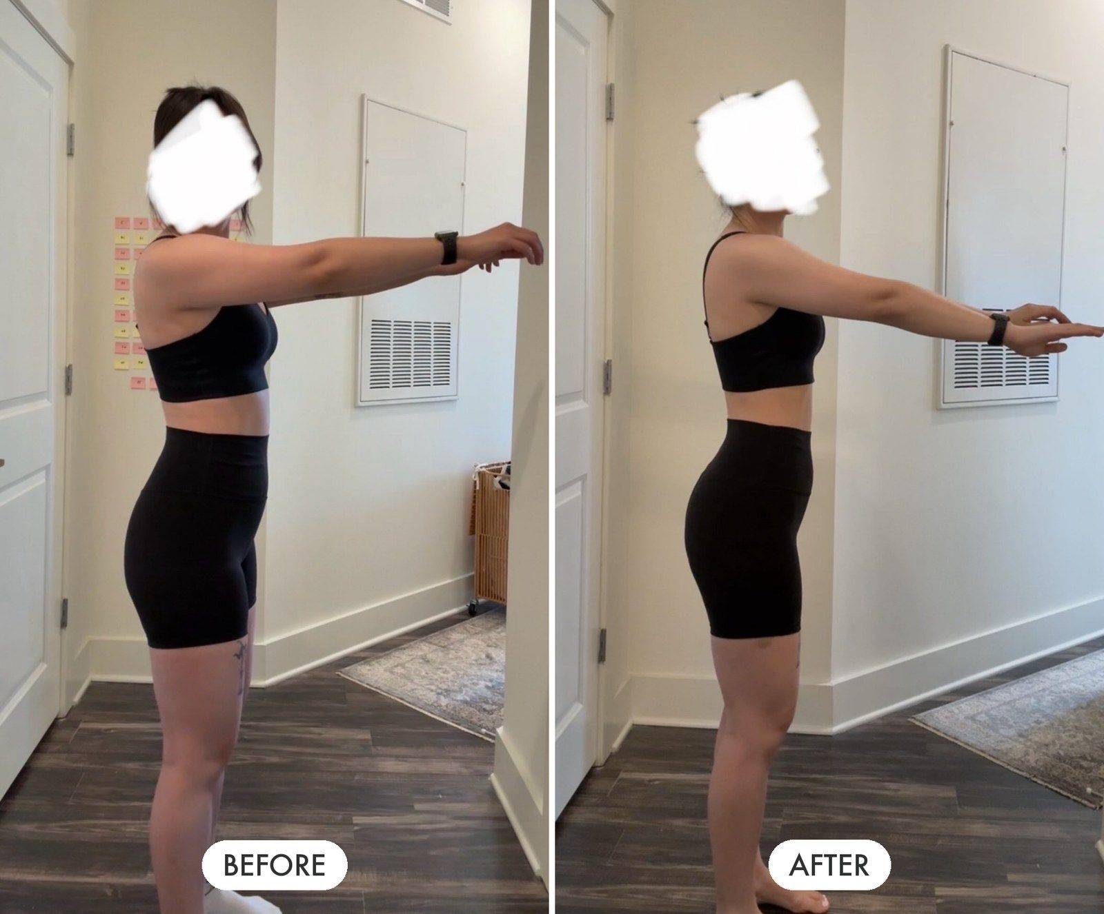 Ari's Fit Challenge participant, before and after