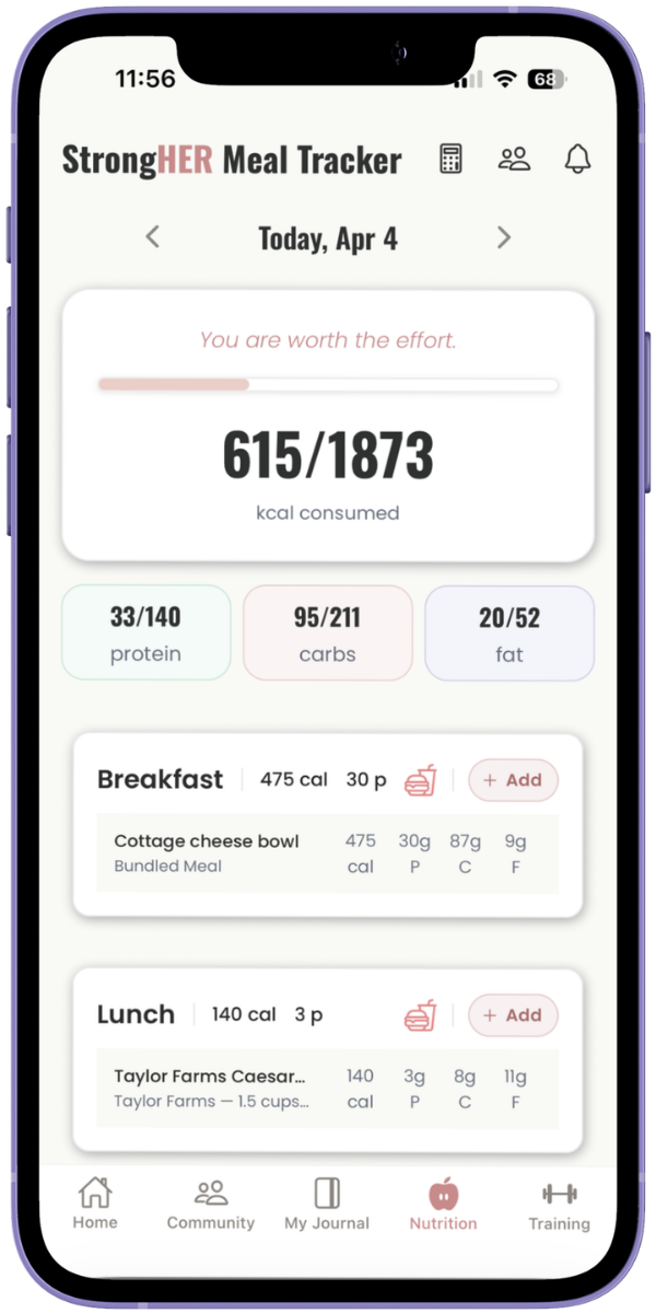 StrongHER app — features