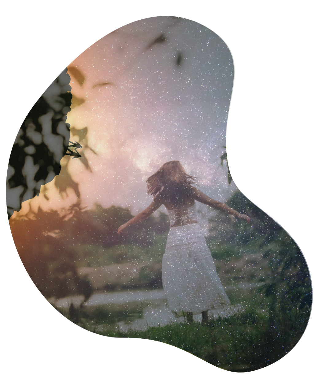 Image of hands in water