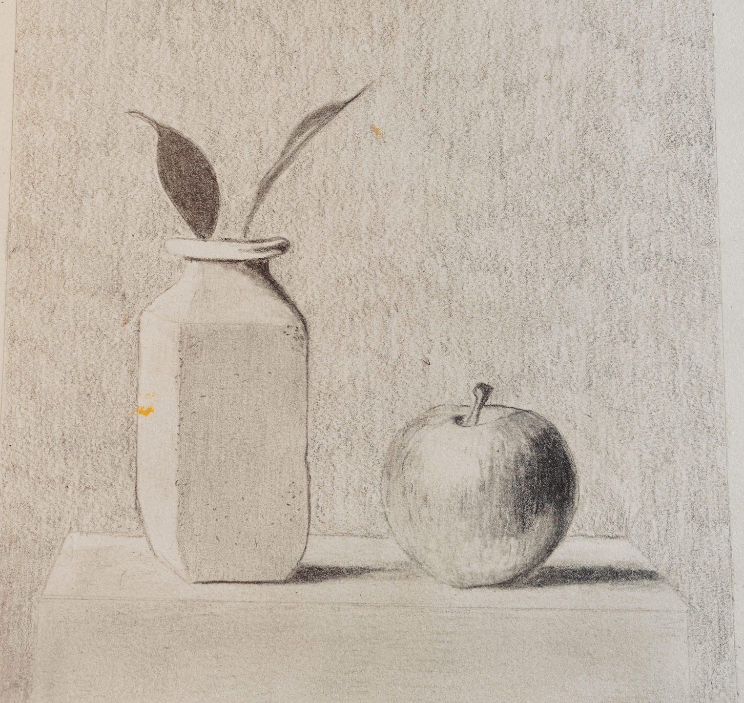 Student artwork created in online drawing course for beginners